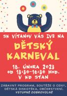 Dětský karneval 18.2.2023